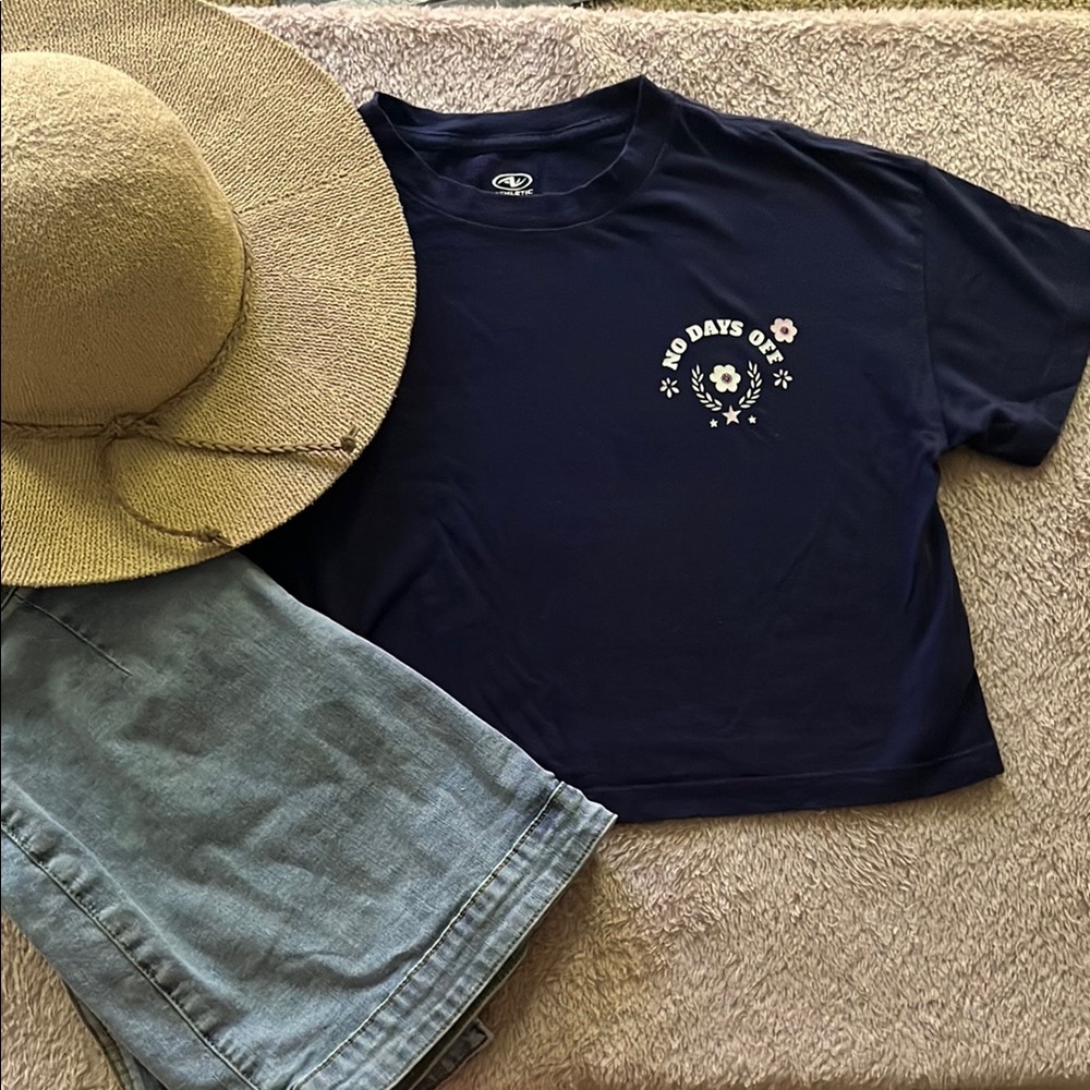 Kids Navy Blue Graphic Tee